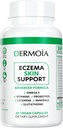 Eczema Supplements - Formulerte Dyshidrotic Eczema piller for voksne - Gi Eczema Relief, målrettet intervensjon av Eczema, Irritert tørr hud, og forbedret med psoriasis kosttilskudd