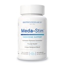 Biotisk forskning Meda Stim støtte Endokrine funksjon, ernæringsmessig støtte for Thyroid Gland, Sunn T3, T4, Thyroxine nivåer, Metabolsk helse, inneholder jodin, selen, magnesium, 100 kapsler