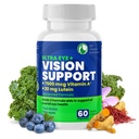 DR VITAMIN SOLUTIONS Visjon Støtte Øyevitaminer for Macular  Health Kosttilskudd med lutein, sink, vitamin A og bilbær | Areds 2 Formel for røde og tørre øyne, Sight Care (1 flaske, 60 kapsler)