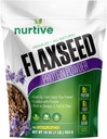 Flaksfrøproteinpulver - Plantebasert, rik på Omega-3 og antioksidanter - Ideell for post-workout gjenoppretting - ernæringsmessig boost for smoothies & Baking - ikke-GMO & Glutenfri (16 oz / 454g)