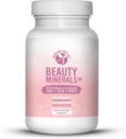 Beauty Minerals - Biotin Forbedret Multimineral for hårvekst, neglestyrke og hud elastisitet - 19 næringsstoffer - Håret og neglene vitaminer