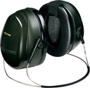 3M - H7B Peltor Opptid 101 Bak Head Earmuff, Hørebeskyttelse, Ørebeskyttere, NRR 26 dB Grønn