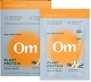 Om master blanding vegansk protein pulver, vanilla, 21g planteprotein - organisk moshroom Supplement med 10 mushroom kompleks, Ashwagandha, BCAA og vitamin B12 - enkelt server (10 tall)