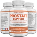 Prostata kosttilskudd for menn, så Palmetto prostata helse støtte m/ 33 vitaminer og urter - Beta Sitosterol Plus B6, selen & sink for sunn urinasjon frekvens & flyt & riktig søvn (60 kapsler)