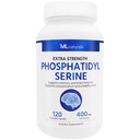 ML Naturals Fosfatidyl Serine 400 mg (høy dosering) 120 grønnsaker kapsler. Støtter minne- og hjernefunksjon, ikke-GMO, NSF-sertifisert og cGMP-kompliant