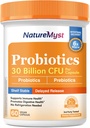 Probiotika, 30 milliarder CFU, 15 strender, med prebiotika for menn og kvinner, gut helse, immun- og digestiv støtte, hyllestabil, forsinket release, 60 Vegan Caps