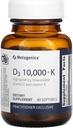 Metagenis D3 10.000 med K2 myke geler, 60 greve