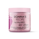 Donnas oppskrift av Temodal Brown | Vegan Strawberry Biotin Hår, hud og negler Gummies – 10 000 mcg Biotin, Ren, Ikke-GMO, Glutenfri, 60 gummier
