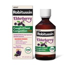 Robitussin Maksimum styrke eldrebærskjær pluss brystkongestion DM, Cough-suppressant for voksne, gir flytende kjede og bryst kongestion relief - 8 Fl Oz