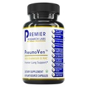 Premier Research Labs PneumatiskeVen - Lung støtte Supplement m/Bromalain & NAC, Lung Helse støtte vitaminer, Lung Cleanse - 60 Kapsler