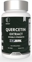 Quercetin Extract Kapsler Ikke-GMO, Glutenfri, Vegetarisk støtter generell helsestyrke energi (120 Kapsler)