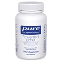 Rene innkapsler Resveratrol EXTRA - 100 mg Trans-Resveratrol - For sunn Cellular & Cardiovaskulær funksjon* - Antioksidanter Supplement - Ikke-GMO & Glutenfri - 60 kapsler