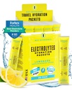 KEY NUTRIENTS Electrolytes pulverpakker - Forfriskende sitronade 20 Pack Hydration Packets - Reise Hydration Powder - Ingen sukker, ingen kalorier, Glutenfri - laget i USA