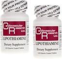 Cardiovaskulær forskning Lipotiamin B1 Supplement 240 tabletter - Vitamin B1 Nå med Alpha Lipoic Acid - 2 X 120 Telling