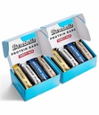 Barebells Protein Bars Variety Pack - 12 Grev, Pakke med 2 - Protein Snacks med 20 g høy protein - Sjokolade Protein Bar med 1g Total Sukker - Perfekt på Go Protein Snack & Breakfast Bars
