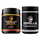 Gorilla Mind Pre Workout (Cherry) + Kreatin (100 Serv.) - Overordnet Stack for forbedret styrke, effektutgang og muskelstørrelse