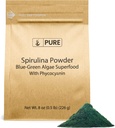 PURE ORIGINAL INGREDIENTS Spirulina pulver (8oz) Plantebasert komplett protein, ikke-GMO
