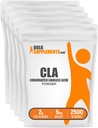 BulkSupplements.com konjugert Linoleic Acid Powder - CLA Supplement, Næringstilskudd - Glutenfri, 2g Per Serving, 1kg (2,2 lbs) (pakke av 5)