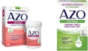 AZO Boric Acid Vaginal Suppositories hjelper støtte Odor kontroll og balanse Vaginal PH, 30 Count Urin Tract infeksjon (UTI) Teststriper, nøyaktige resultater i 2 minutter, 3 greve