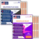 Menopause Relief og Melatonin Sleep Patch Bundle - 2 pakker - Hot Flashes, Natt Svette, Mood Swings Relief Plus Restful Sleep Patches - 30 dagers forsyning per pakke (60 patches) - USA Laget av Live To Shine