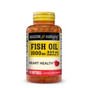 MASON NATURAL Mason Fish Oil 1000 mg Omega-3 Softgels