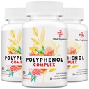 67,500 MG Polyphenols Supplement - Kraftige antioksidanter og polyfenol for aldersforsvar, Polyphenol Superfood, Quercetin, Resveratrol, Grønn Te, Plantebasert og energi, Immunstøtte, 270 Kapsler