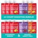 Designer Wellness Protein Smoothies Variasjon Pakke og Jordbær Banan Bundle