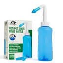 Neti Pot Sinus rengjøringsflaske for naturlig sinus relief - Nese Vaskerens trykk renser for voksen og barn - Nasal irrigasjonssystem av Abraham The Pharmacist