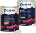 Gnarly Ernæring Gnarly Preworkout Jordbær Lemonade (14.82oz) BCAA Lemon Lime (10.58oz)