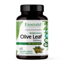 EMERALD LABS Fra middelhavsområdet Olive Leaf 500mg - Glutenfri, Vegansk Olive Leaf ekstrakt - støtter huden, immun og hjerte helse - 60 grønnsaker kapsler (opp til 60-dagers forsyning)