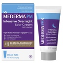 Medderma PM Intensiv Overnatting Scar Cream, fungerer med hudens nattlige regenerativ aktivitet, klinisk vist for å gjøre ar mindre og mindre synlig, 1.0 Oz (28g)