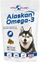 Vital Planet - Alaskan Omega-3 Myke Chews for hunder, Wild Alaskan Fish Oil - 30 Hickory Flavored Soft Chews