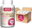 Jarrow Formler QH-Absorb, 100 mg, Ubiquinol Diett Supplement for sunn kardiovaskulær funksjon, 120 Softgels, 120 dagers forsyning,12 pakker