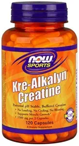 Nå Matvarer Kre-Alkalyn Creatine - 120 Kapsler 2 Pakke