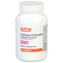 Rugby 500mg Kalsium Chewable tabletter - Diett Supplement - Orange Flavored - 60 Count (1 Pack)