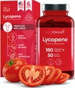 Lycopen 50mg 180 vegetariske kapsler | Supplement Helse | Naturlig tomat ekstrakt ikke-GMO | Rent pulver