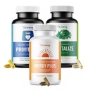 BB Company Menokit Bundle Menopause Vitaminer - Soothes Joint Aches, Boosts Energy, Mental Clarity, Gut Health | Provitalize, Previtalisze & InergyPLUS | Value Bundle | Emballasje Vary | 30 dagers forsyning