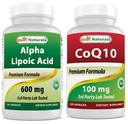 Beste Naturals Alpha Lipoic Acid 600 mg og COQ10 100 mg