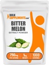 BulkSupplements.com Bitter Melon Ekstrakt pulver - Bitter Melon Supplement, Bitter Gourd Extract - Herbal Supplement, Glutenfri, 750mg per servering, 1kg (2,2 lbs) (Pack of 1)