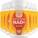 2000 MG NAD Supplement, Liposomal NAD+ med høy absorpsjon, mer effektiv enn Nicotinamid Riboside, ren og pluss økende kosttilskudd, aldring forsvar, metabolisme og cellulære, 480 softgels
