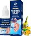 Tinnitus Relief for ringing øredobber – naturlige øreringsdråper for tinnitus behandling – Sooth Discomfort, Reduser ørestøy – ørerensere øredobber Forbedre hørsel og ørehelse, laget i USA
