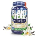 Genceutic Naturals Plant Head Protein Powder Supplement, Vanilla, 1,7-Punds (lbs)