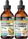 Maca Ashwagandha Tinktur 4 Fl. Oz. & Ginger Tinktur 4 Fl. Oz.