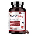 NATURE TARGET CoQ100-300mg-Softgels + PQQ med organisk-Olive-Oil - høy absorpsjon-Coenzym-Q10 - Antioksidant-for-Heart-Health og Immun Support, Energiproduksjon, 120 Services
