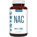 NAC Supplement (N-Acetyl Cysteine) - 1000 mg-antioksidant støtte - fremmer lever helse og avgiftning - Boosts Lung og immun helse - Grønnsaker kapsler - 120 tel - 60 serveringer