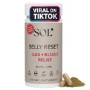 Belly Reset: støtter naturlig produksjon av digestive enzymer og probiotika, reduserer gass og blooting, fremmer regelmessig Bowell funksjon