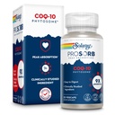 SOLARAY CoQ-10 Phytosom - 9X Absorpsjon CoQ10 200mg - lett å digest antioksidanter Supplement - Vegan og laget uten soya - 60-dagers garanti - 30 Services, 30 Vegkaps