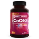 BioEmblem CoQ10 med BioPerine - 200mg Softgels, høy absorpsjon - Coenzym Q10 Antioksidant for energiproduksjon, hjertehelse - naturlig form, ikke-GMO CoQ10 Supplement - 90 Count