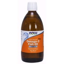 NU Kosttilskudd, Omega-3 Fish Oil væske, molekylær destillert, sitron flavored, 16,9-Ounce