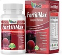 America Medic & Science FertiliMax, Fertilitetstilskudd for kvinner, støtter reproduktiv helse og fertilitetsbehandling, med folat, CoQ10, DHEA, jern, selen, 90 kapsler